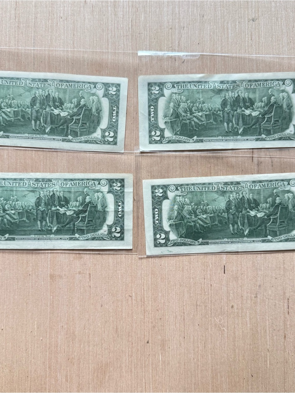 Lot Of 4 2017A $2.00Dollar Star Note Rare Bill Circulated U.S Currency Read Blw! - Picture 7 of 10
